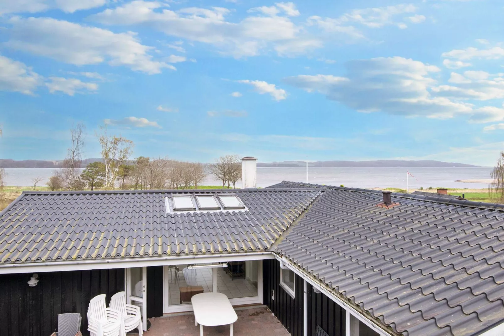 Panoramisch toevluchtsoord in Andkaer Vig -- By Traum Ferienwohnungen-Uitzicht