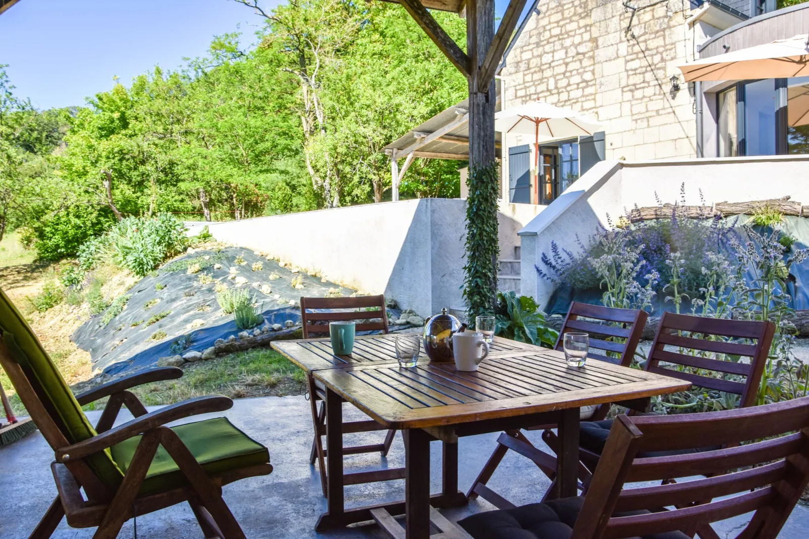 Gite vallée de la Loire-Terrasbalkon