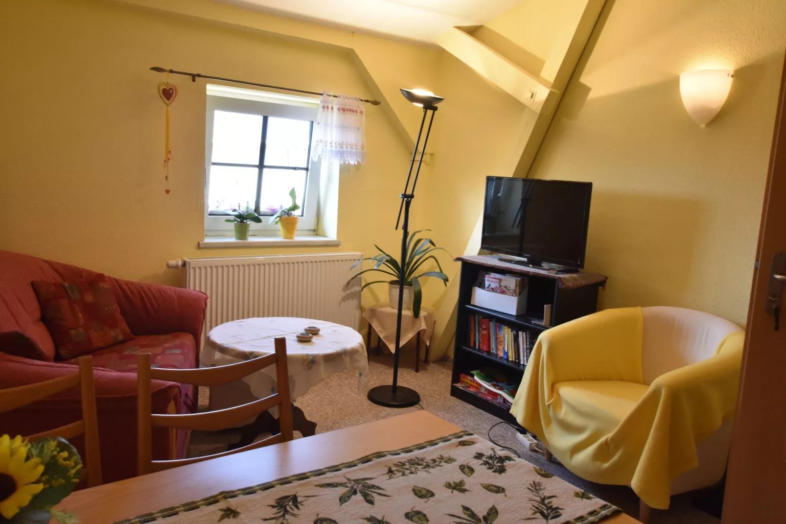 Altes Bauernhaus / Hofblick-Woonkamer