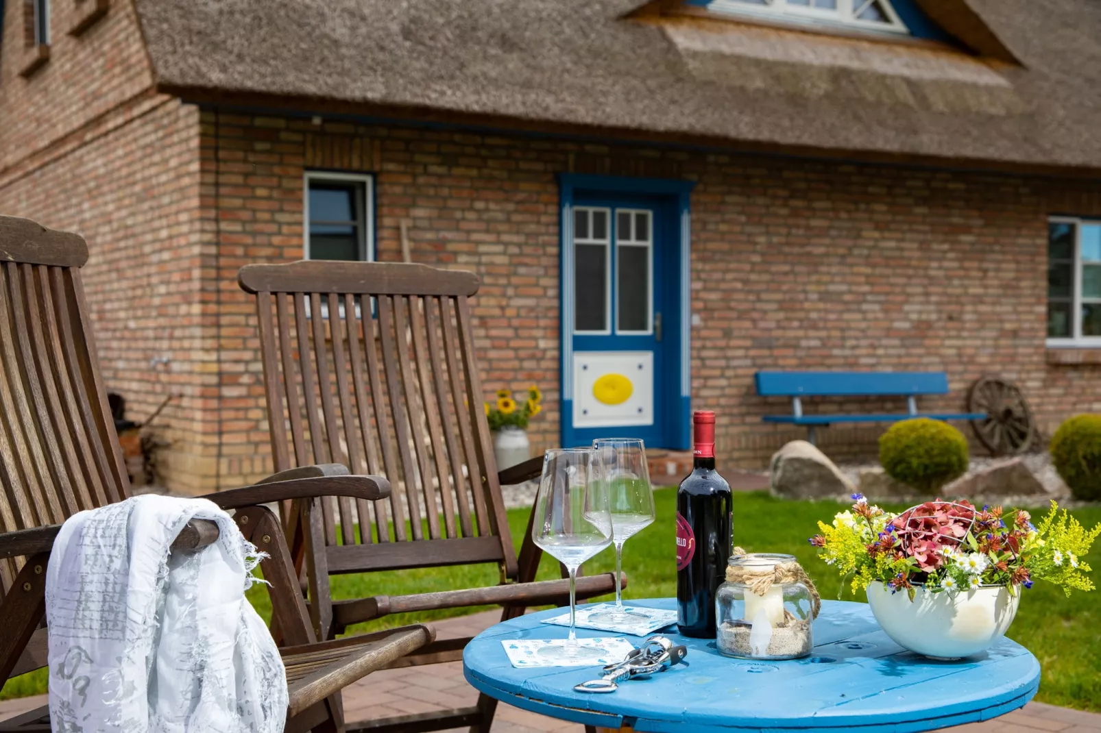 In Rerik mit Kamin Sauna Terrasse Garten WLAN-Tuinen zomer