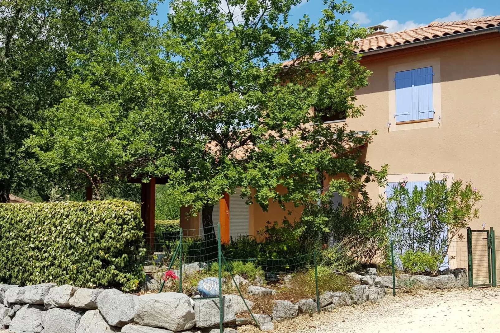 Villa Ardèche-Tuinen zomer