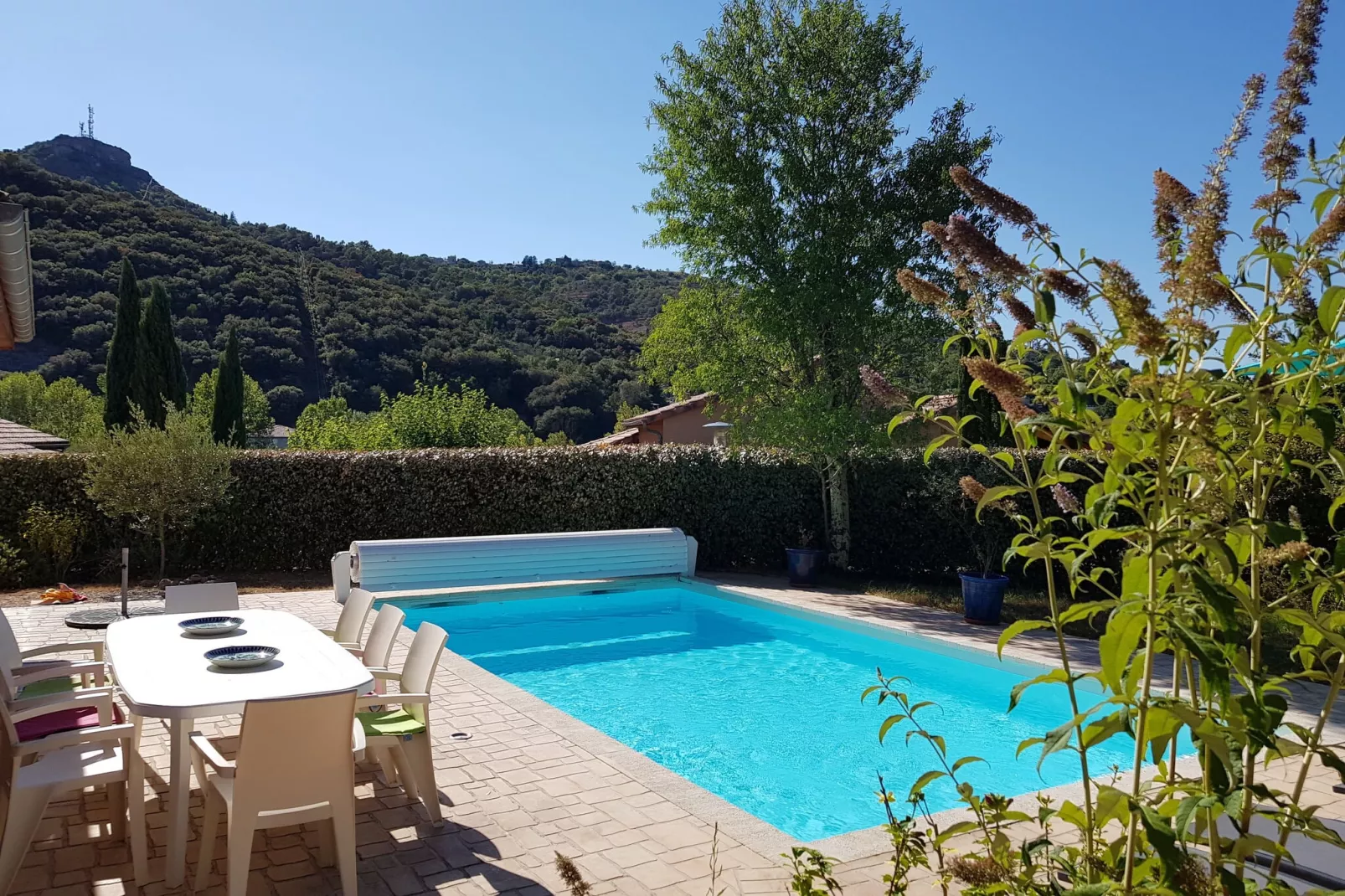 Villa Ardèche-Buitenkant zomer
