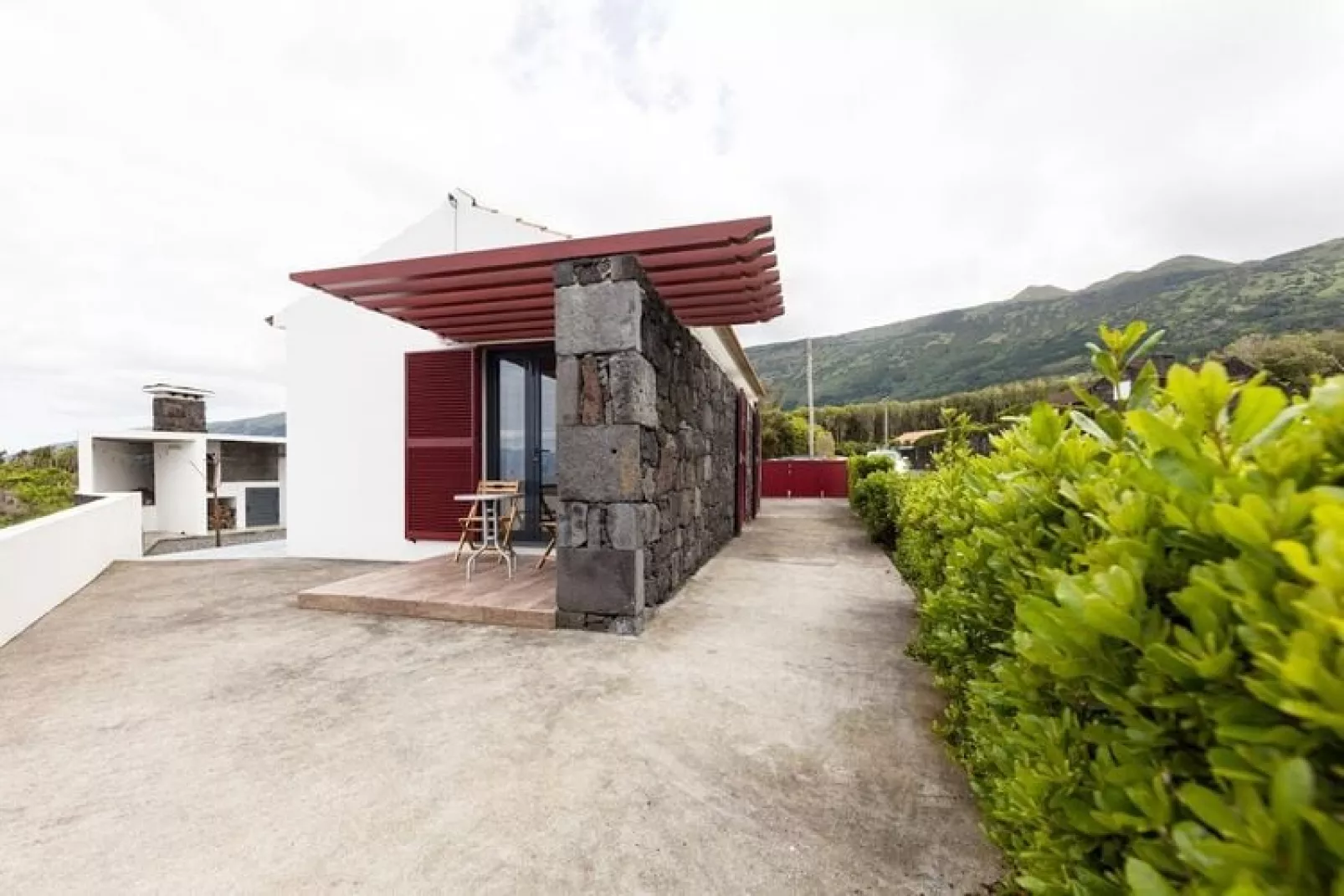 Ferienhaus in Praínha de Baixo // Casa da Poça Branca-Buitenlucht