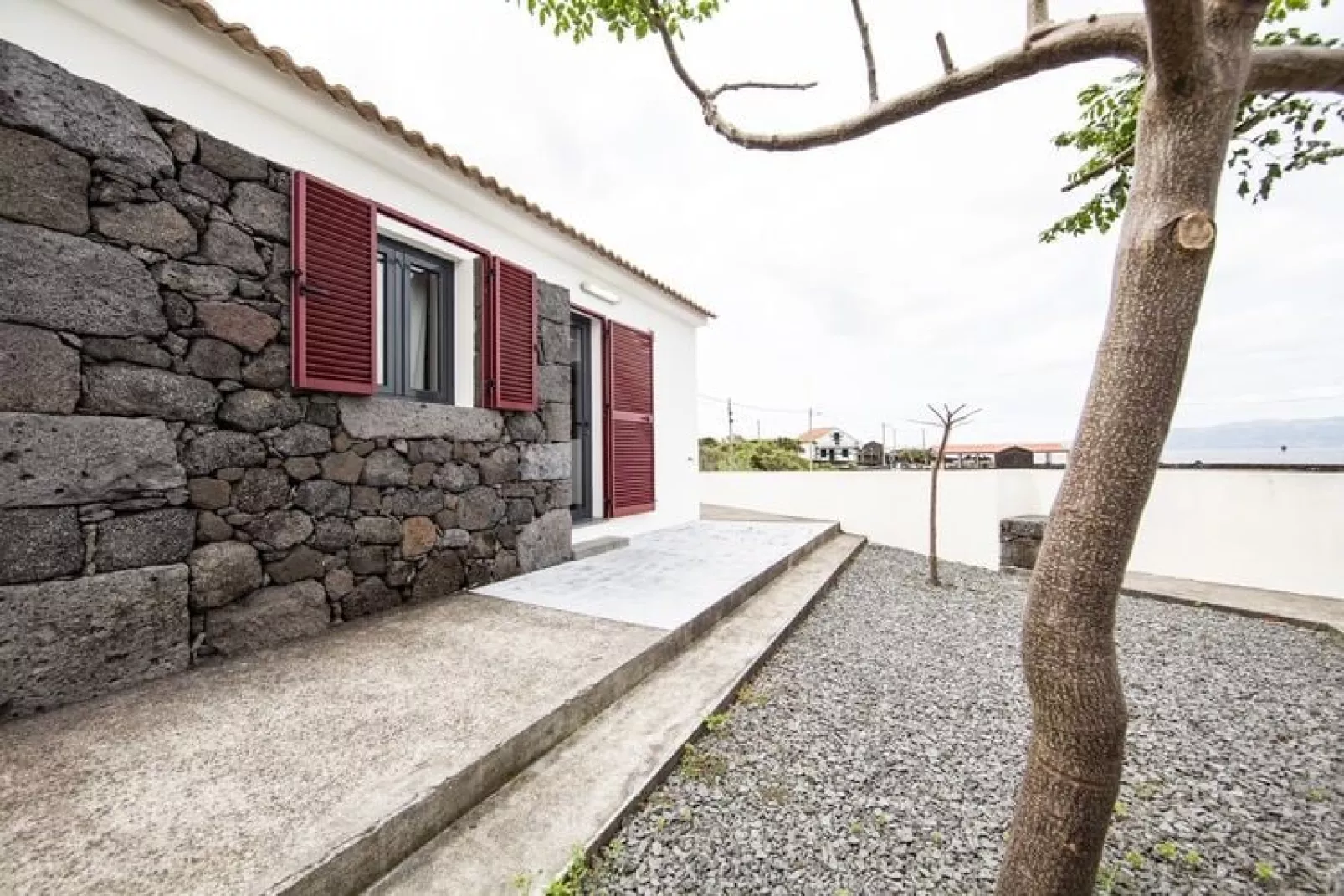 Ferienhaus in Praínha de Baixo // Casa da Poça Branca-Buitenlucht