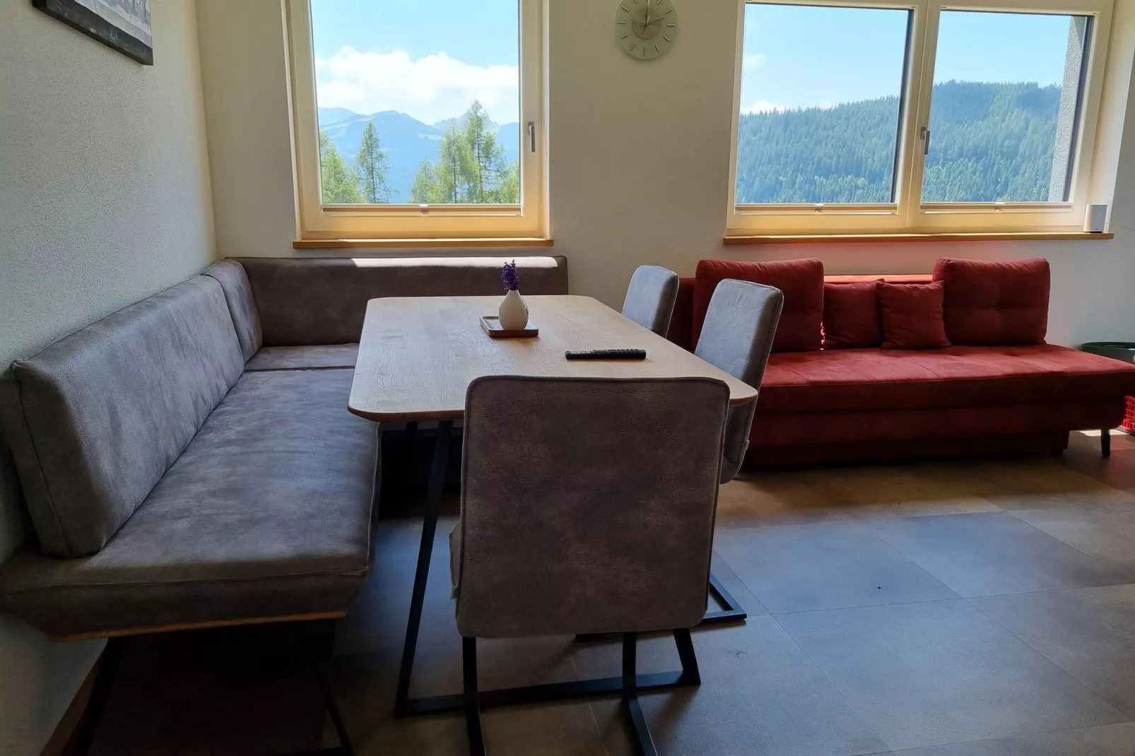 Apartment Bergblick-Eetkamer