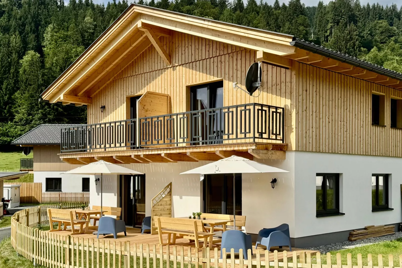 Chalet semi-detached Obermöschach 6B-Buitenkant zomer