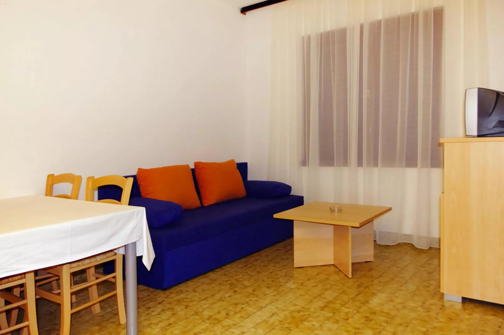 Apartments Medena Trogir - Seget Donji - A2plus2 Superior ca 42 qm für 4 Pers-Woonkamer