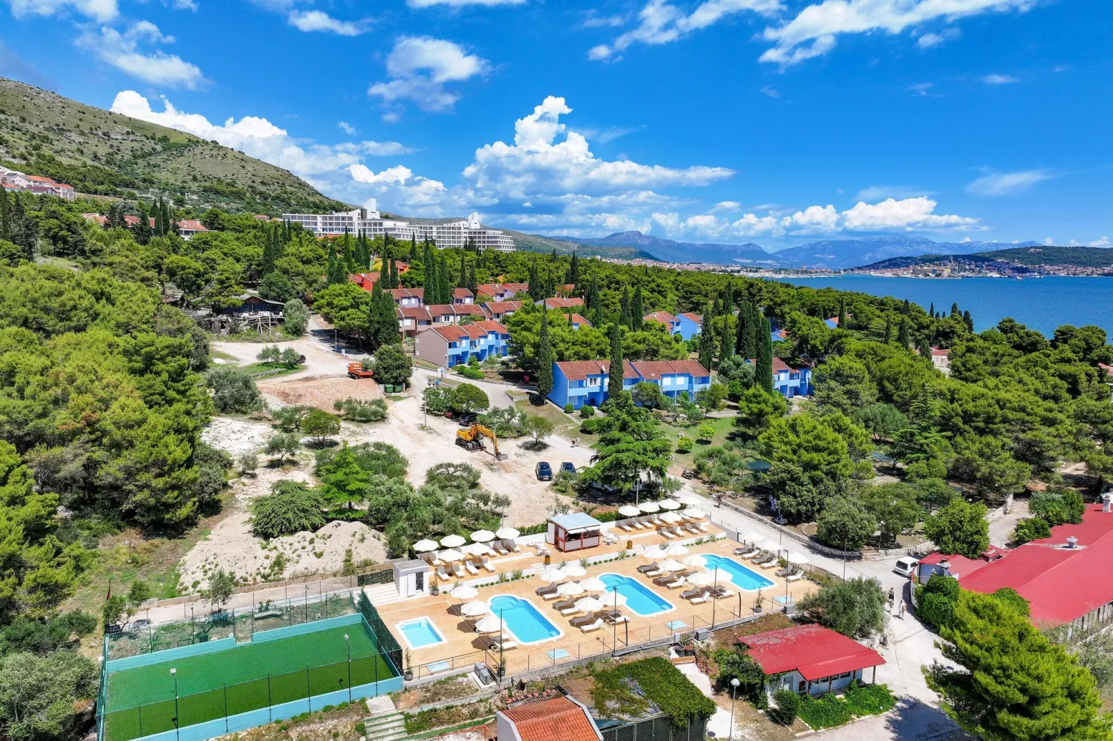 Apartments Medena Trogir - Seget Donji - A2plus2 Superior ca 42 qm für 4 Pers-Uitzicht