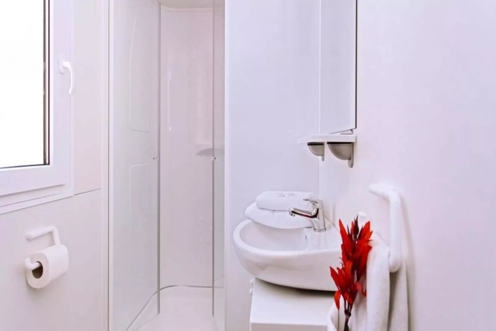 Mobile Homes in Camping Park Soline - Biograd - Type Dalmatia Plus-Badkamer