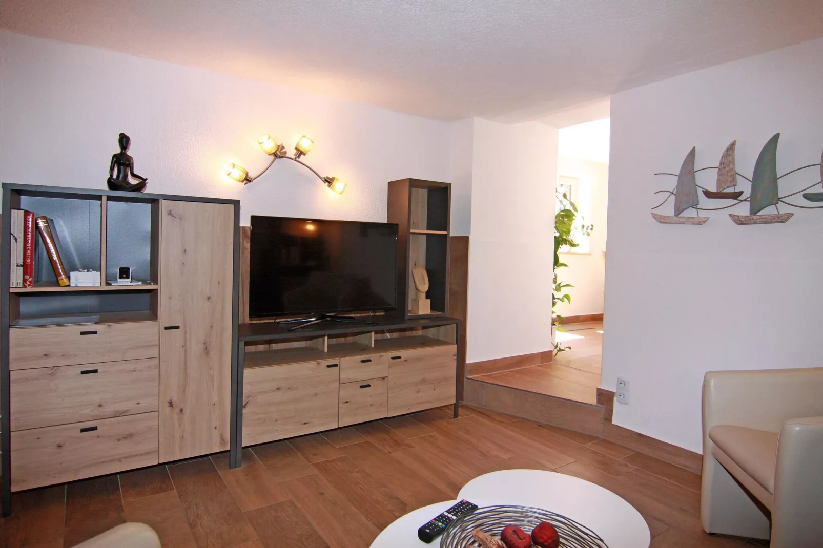 Wohnung "Zur Eiche 2"  nahe Kurkliniken-Woonkamer