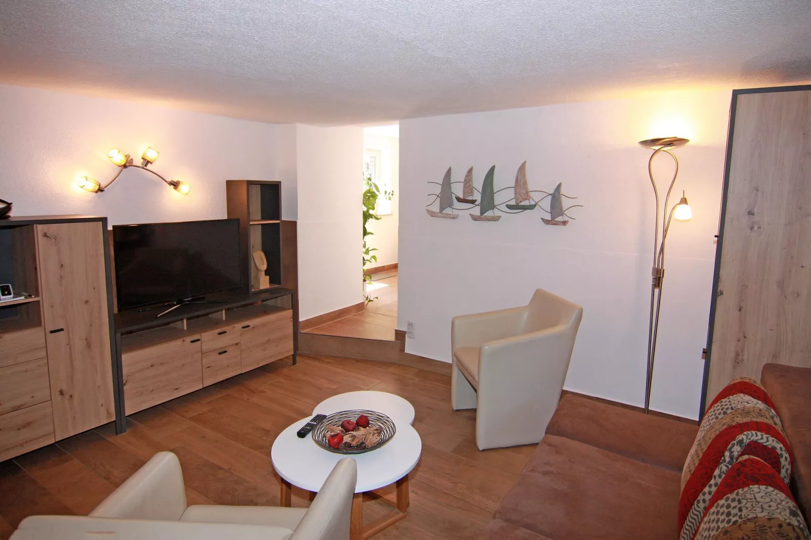 Wohnung "Zur Eiche 2"  nahe Kurkliniken-Woonkamer