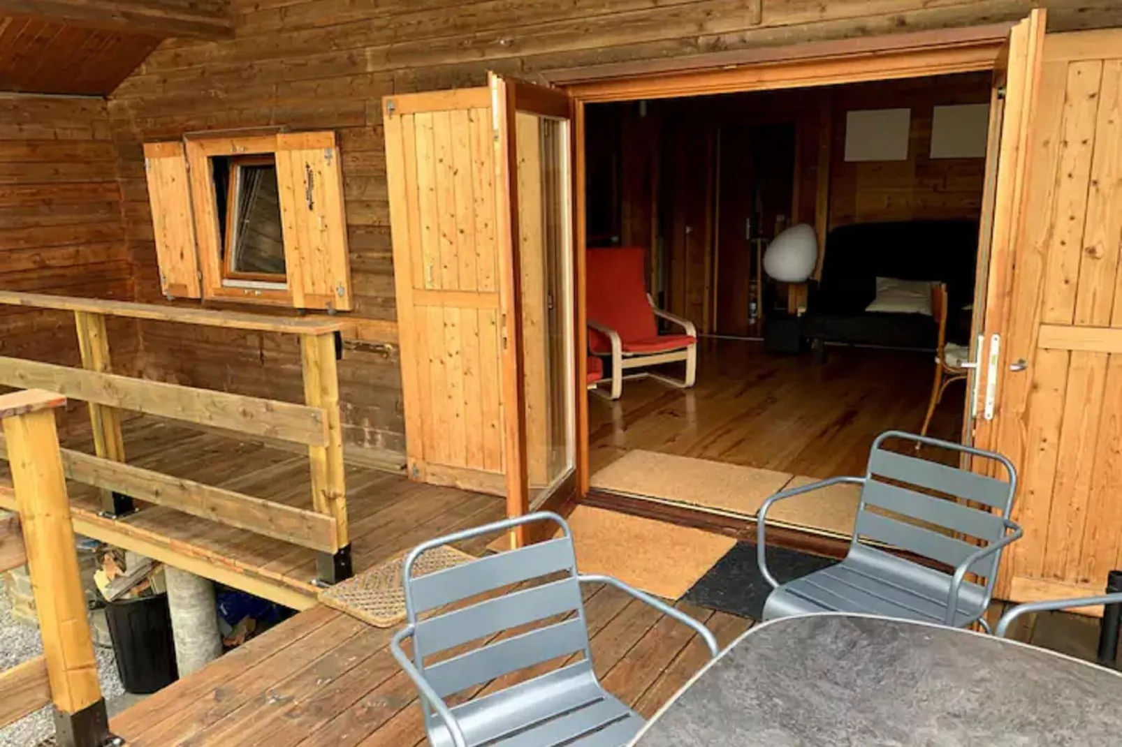 Le châlet d'à côté-Terrasbalkon