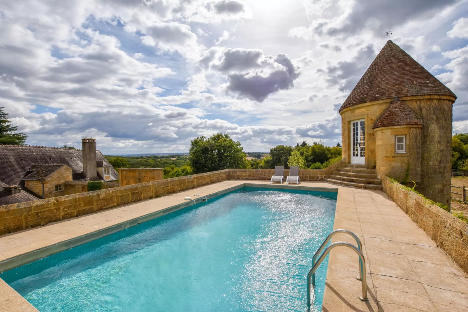 Manoir avec piscine privée