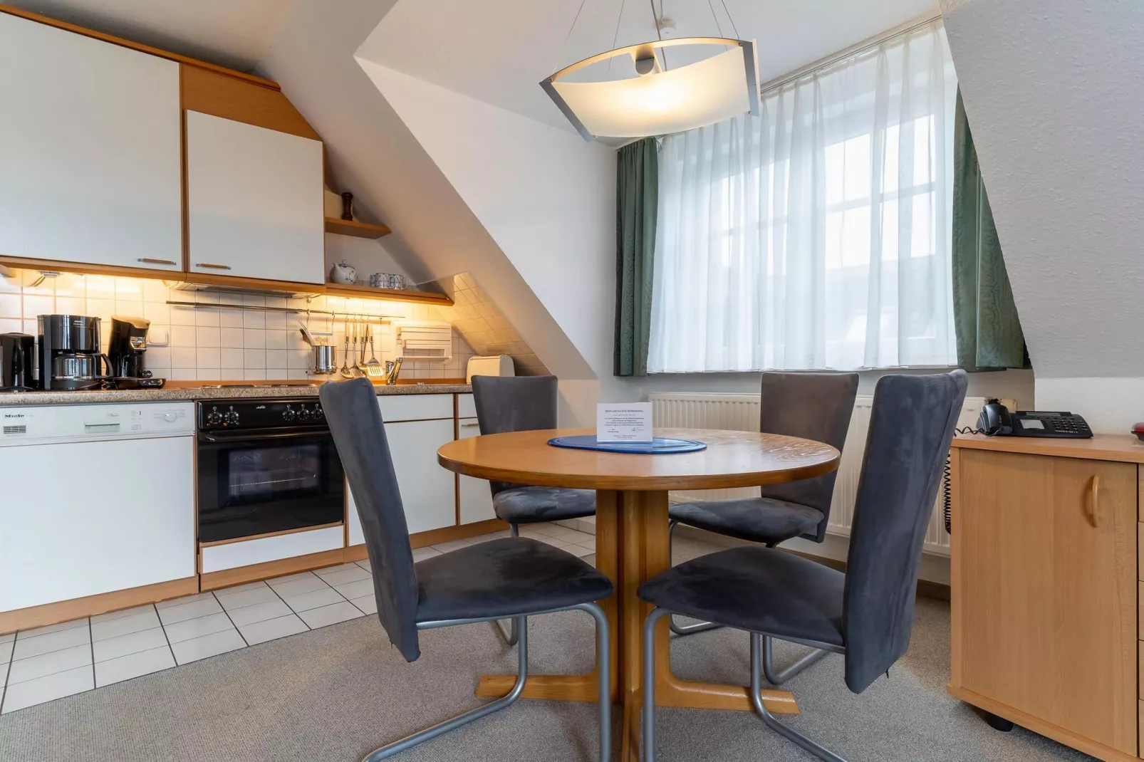 Haus Deichsfenne - Wohnung 4 / 3 Personen-Eetkamer