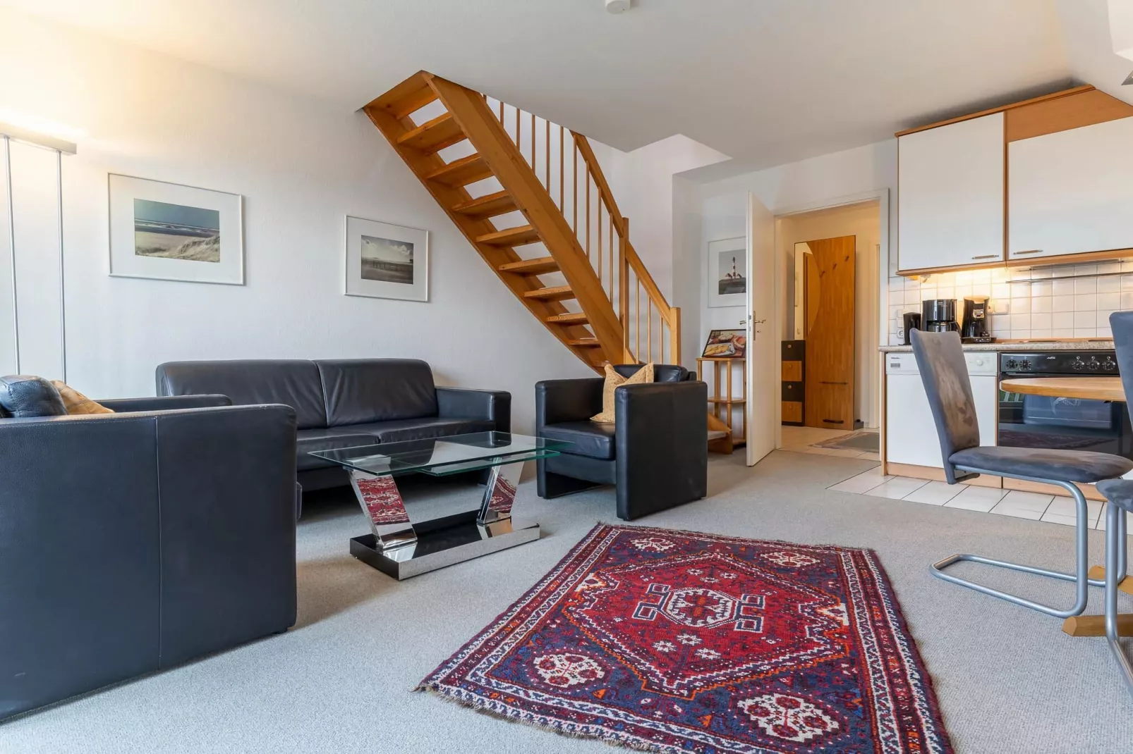 Haus Deichsfenne - Wohnung 4 / 3 Personen-Woonkamer