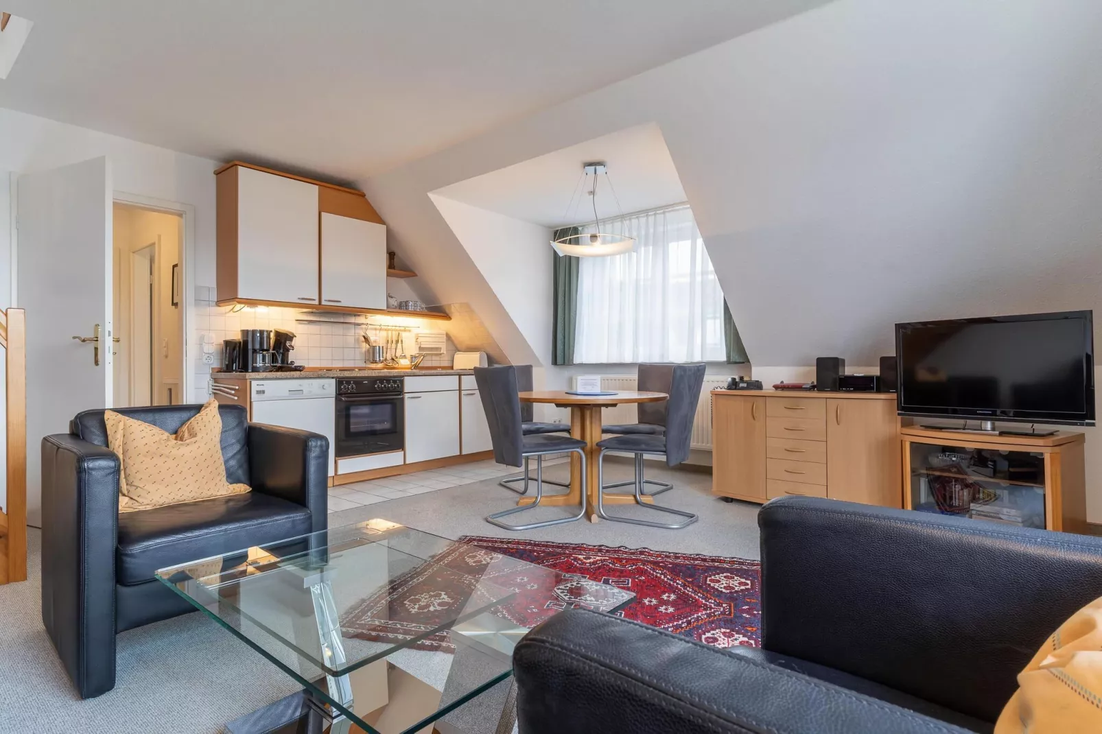 Haus Deichsfenne - Wohnung 4 / 3 Personen-Woonkamer