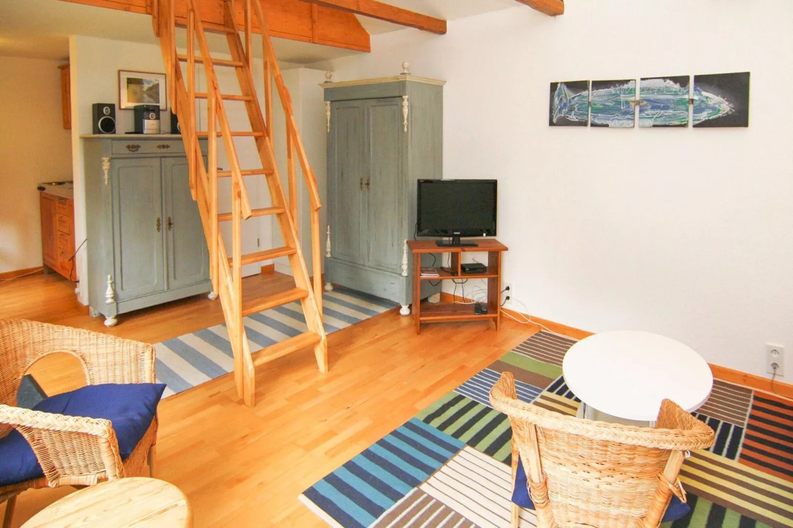 Ferienhaus Gänseblümchen-Woonkamer