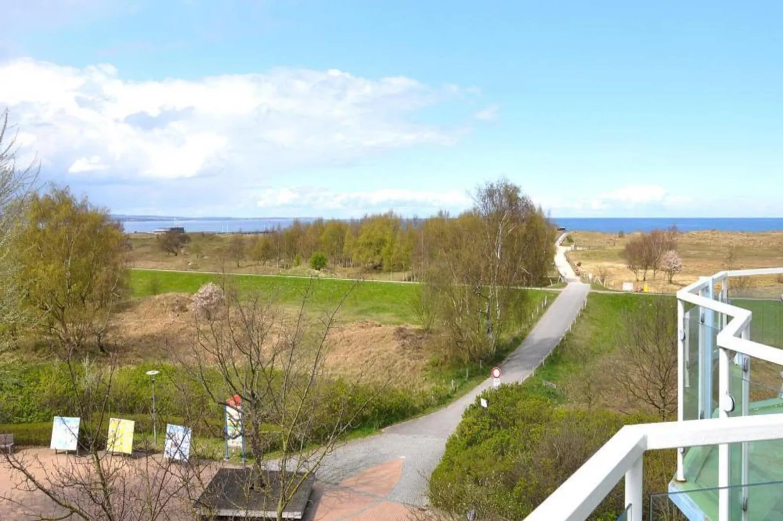 1-Zimmer-Apartement "Am Park"-Uitzicht zomer