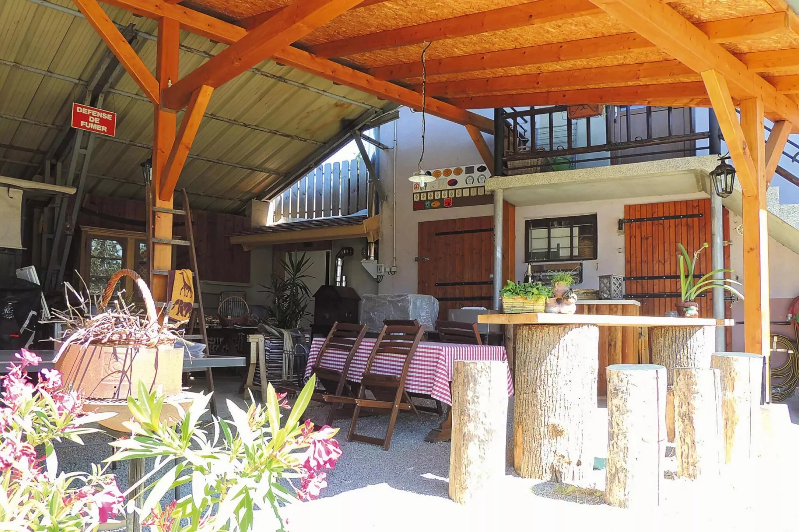 Holiday flats, Morschwiller-Gîte l'Ecurie-Terrasbalkon