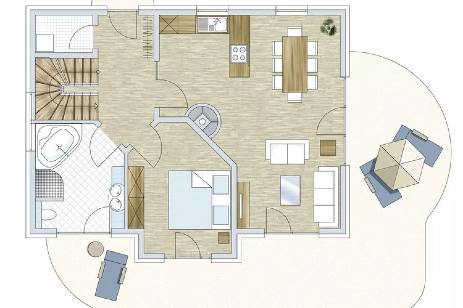 Haubenlerche 63-Plattegrond