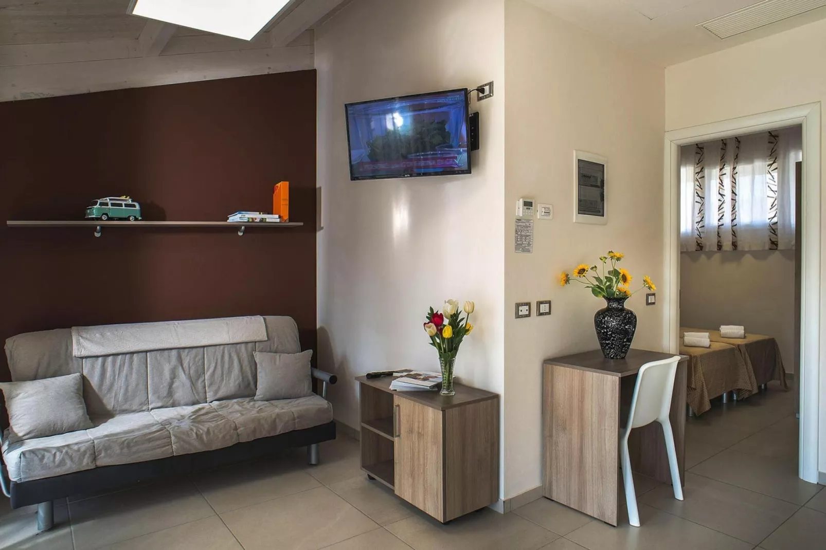 Holiday resort Villaggio San Francesco, Caorle-Apartment Superior 5 pax-Woonkamer