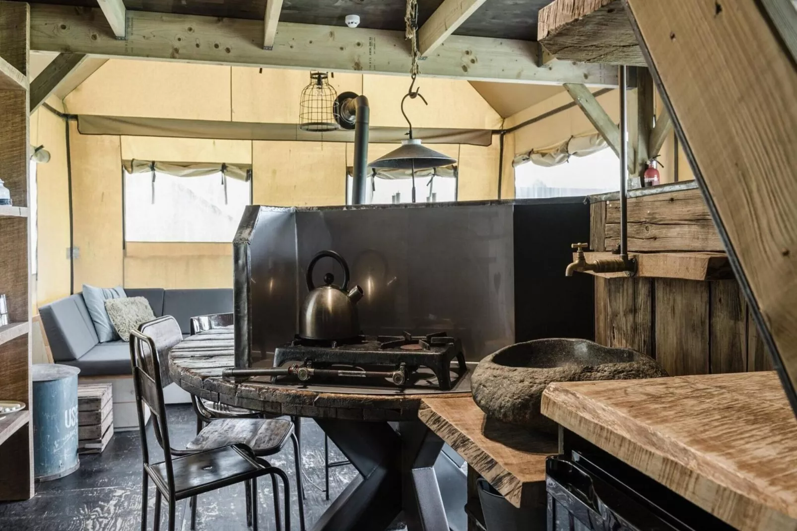 Beach Lodge - Duynpark-Woonkamer