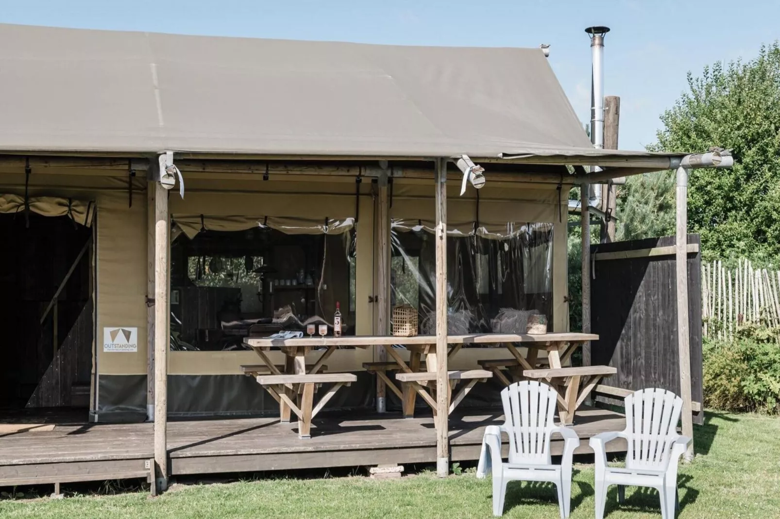 Wood Lodge - Duynpark-Buitenkant zomer
