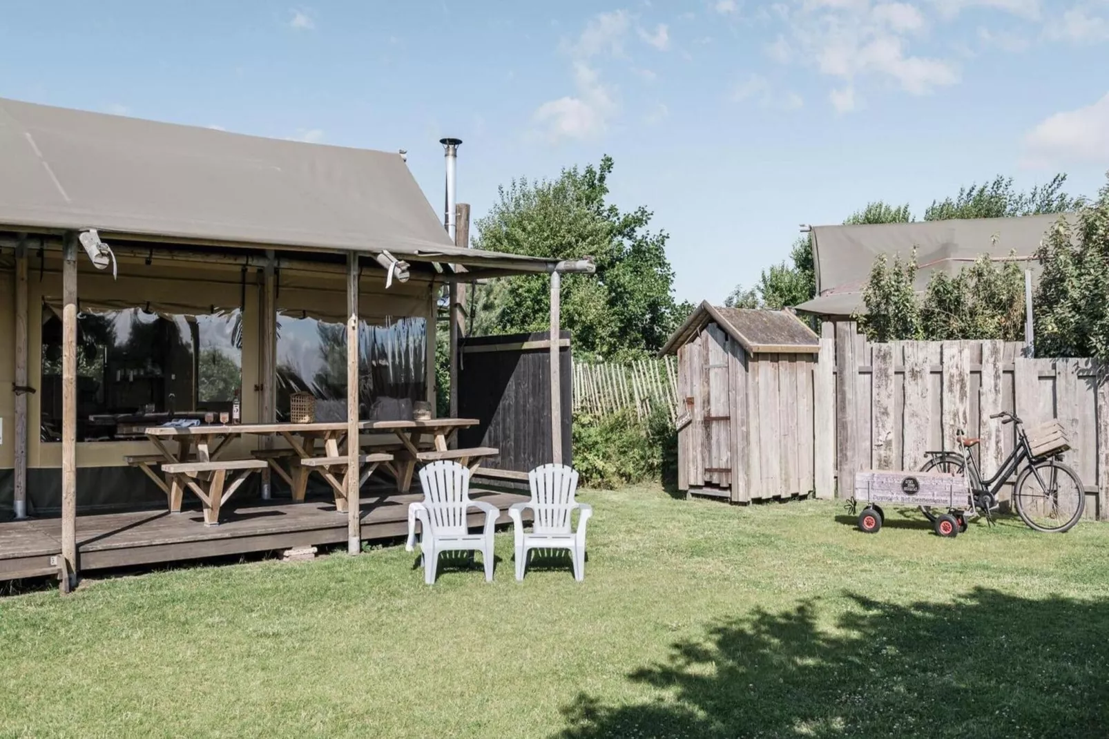 Wood Lodge - Duynpark-Buitenkant zomer