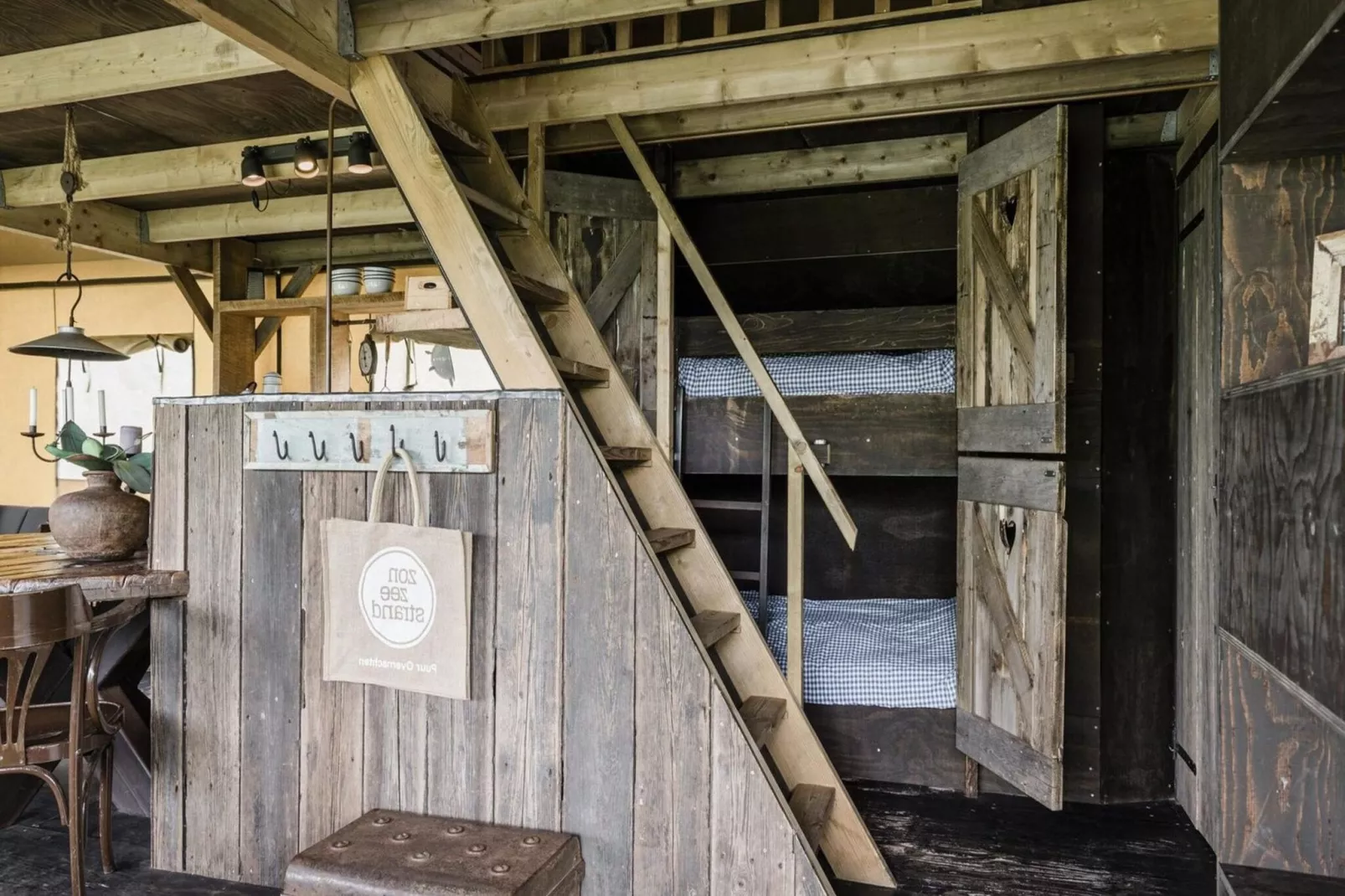 Wood Lodge - Duynpark-Woonkamer