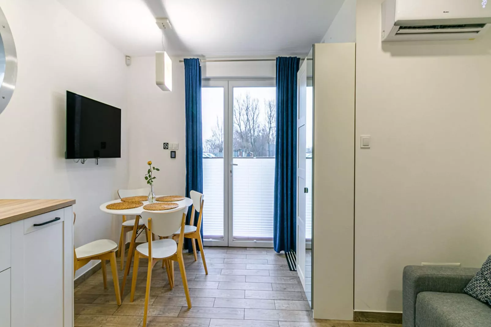 Apartment Wygodny 34 m2 Niechorze-Woonkamer