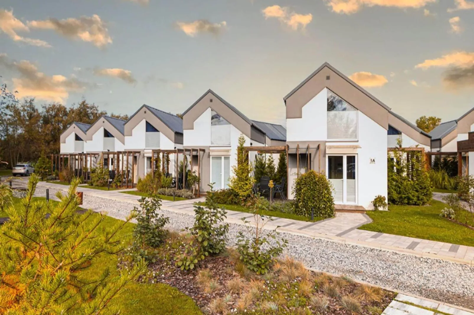 Domek Komfortowy 70 m2 Niechorze-Buitenkant zomer