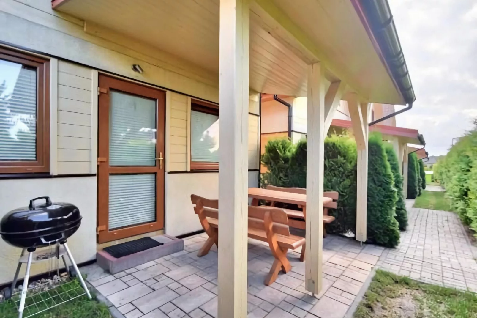 Domki wakacyjne dla 7 osób Sarbinowo-Terrasbalkon