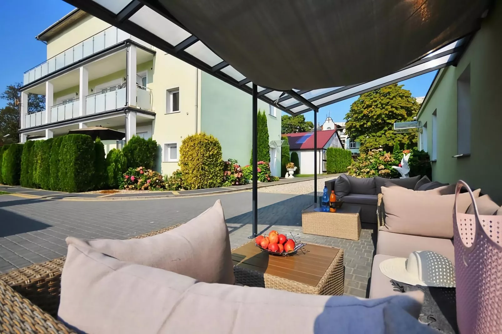 Studio 3-osobowe nr 1 30 m2 na poddaszu Ustronie Morskie-Buitenkant zomer