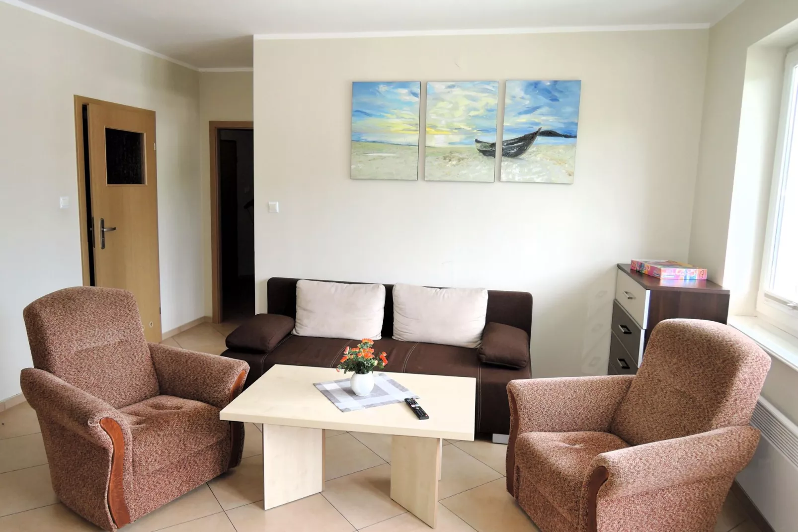 Apartament w Miedzyzdrojach "Morskie Oko" A-Woonkamer