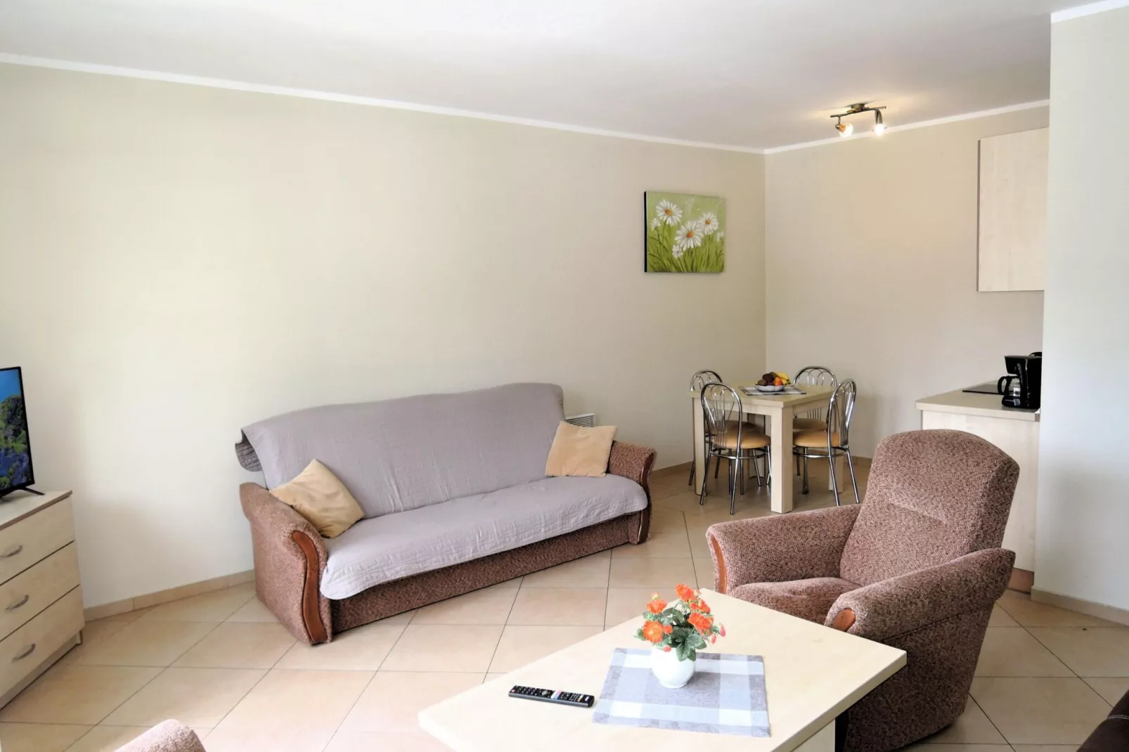Apartament w Miedzyzdrojach "Morskie Oko" A-Woonkamer