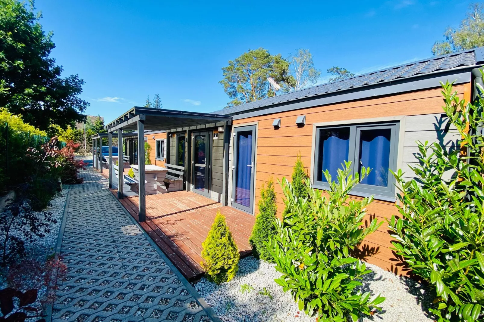 Bungalows Pirates in Dziwnow for 4 persons-Buitenkant zomer