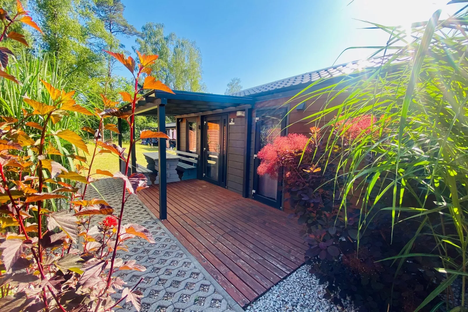 Bungalows Pirates in Dziwnow for 4 persons-Buitenkant zomer