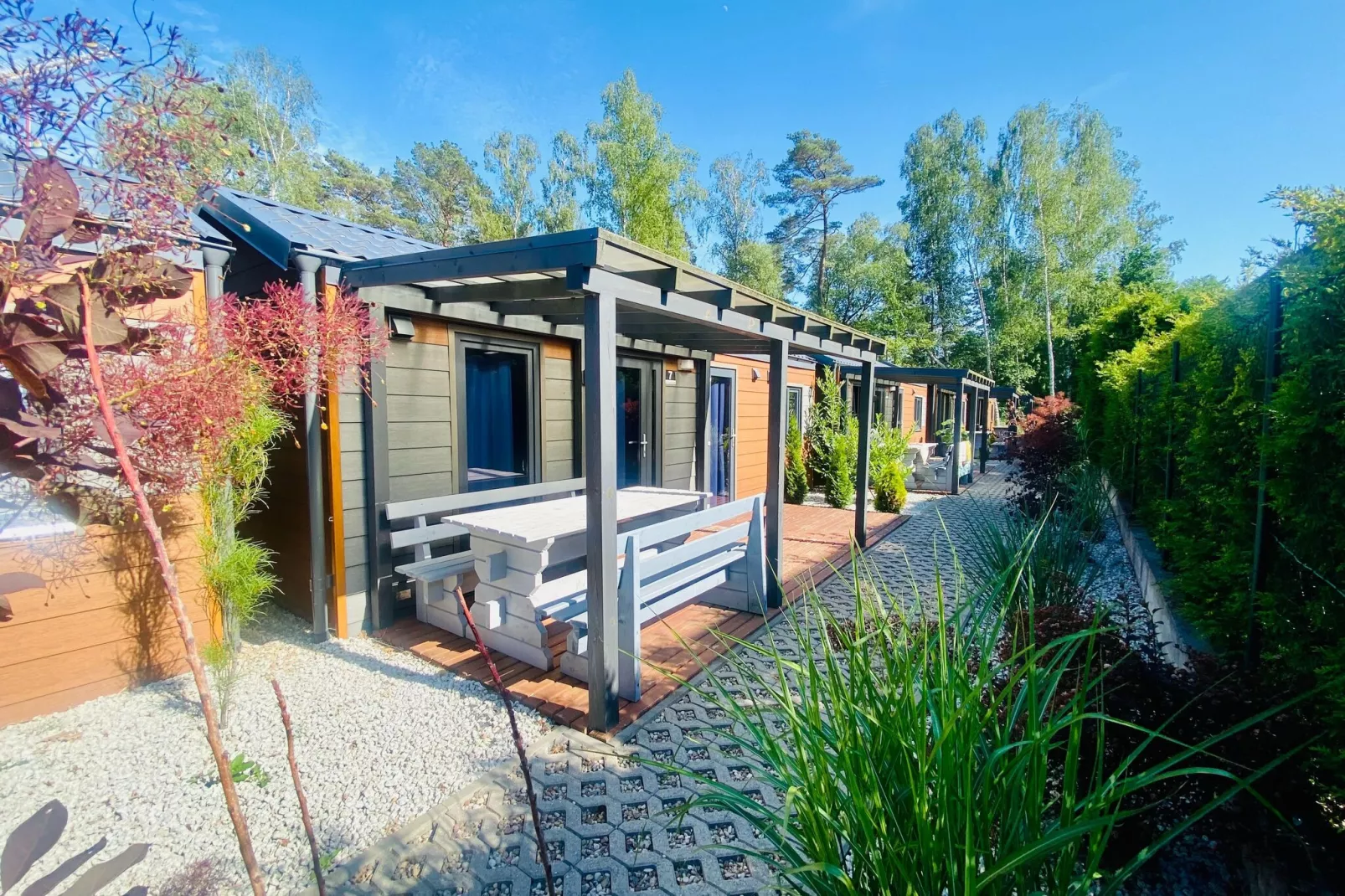 Bungalows Pirates in Dziwnow for 4 persons-Buitenkant zomer
