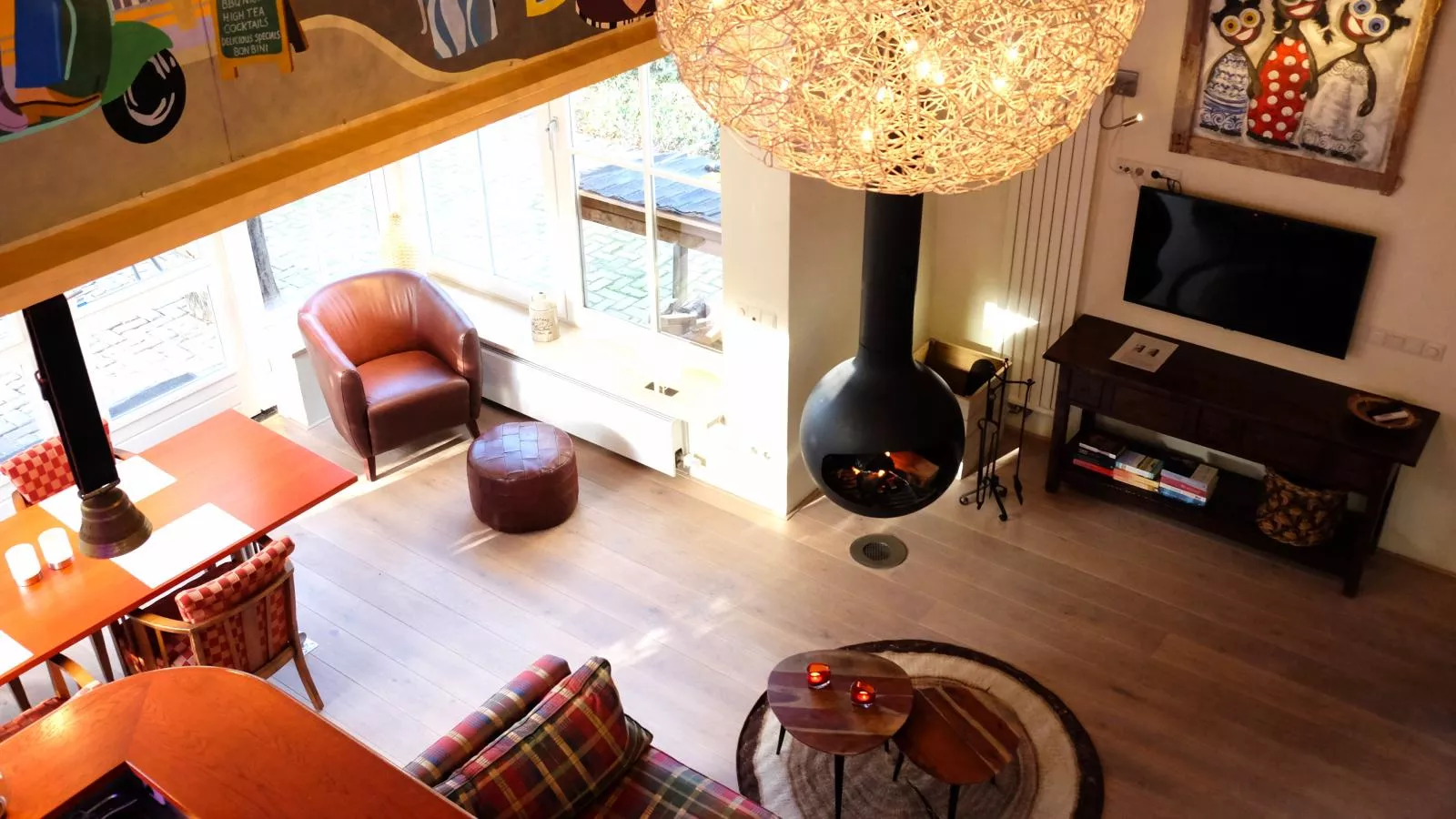 Wellnesshuisje Kalheupink-Woonkamer
