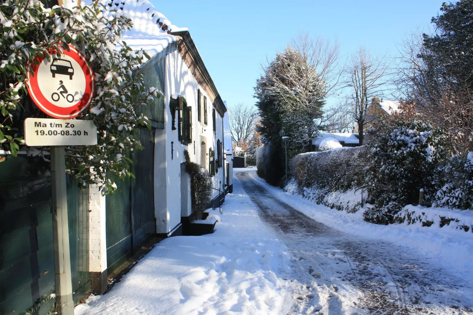 Vakantiehuis "De Schuur"-Uitzicht winter