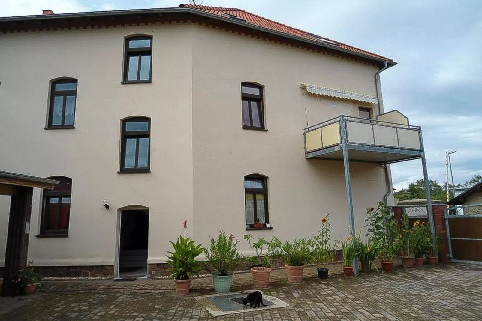Ferienwohnung Petersberg-Buitenkant zomer