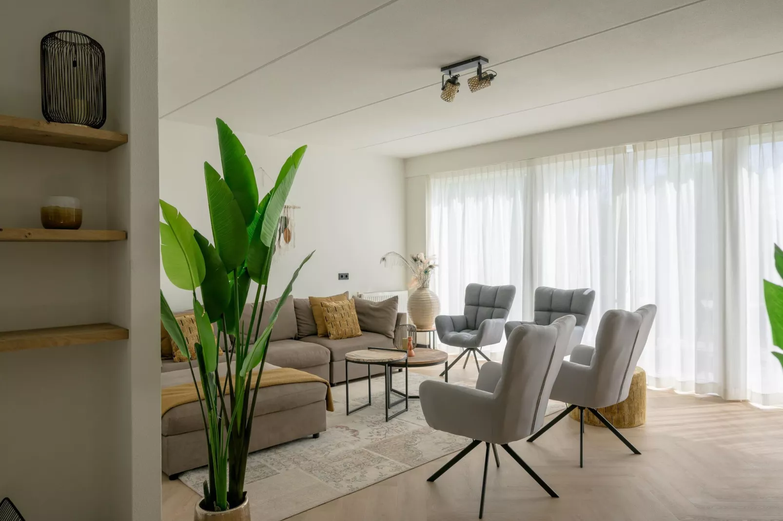 8 persoons villa-Woonkamer