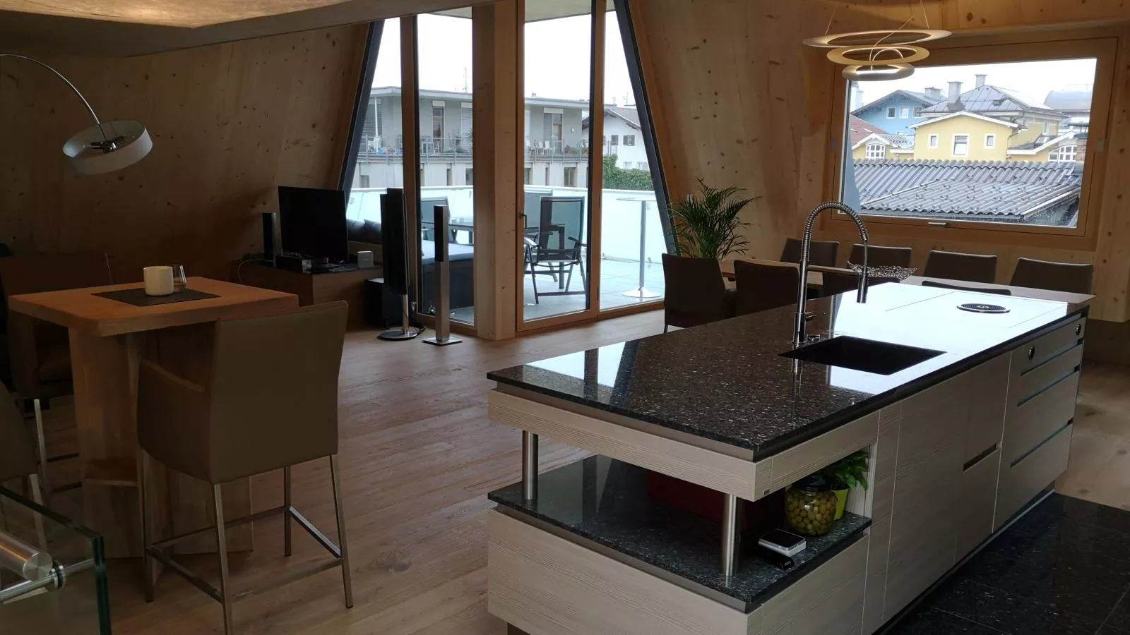Panorama Loft-Woonkamer