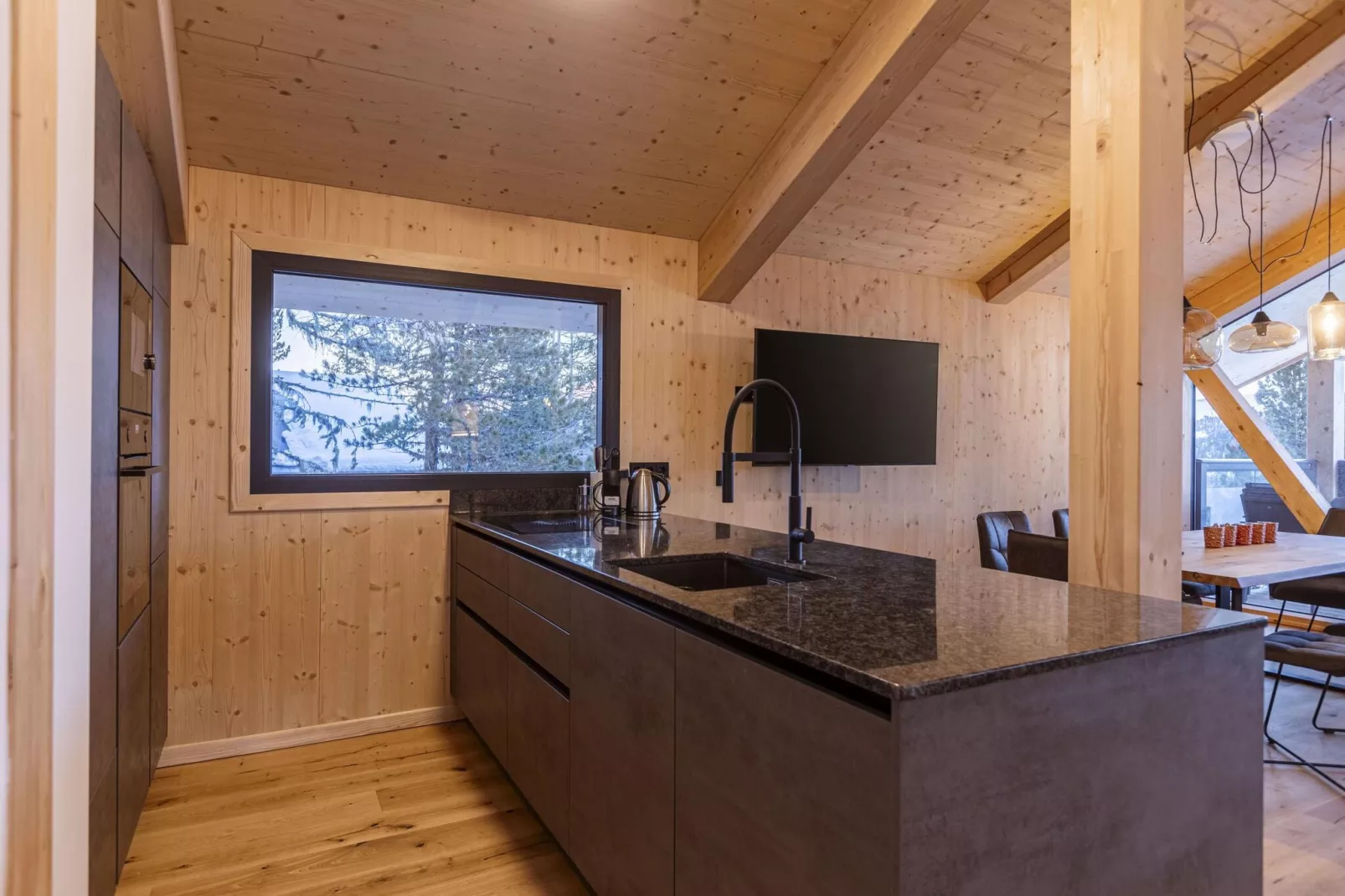 Naturchalets Turracher Höhe 2-Keuken