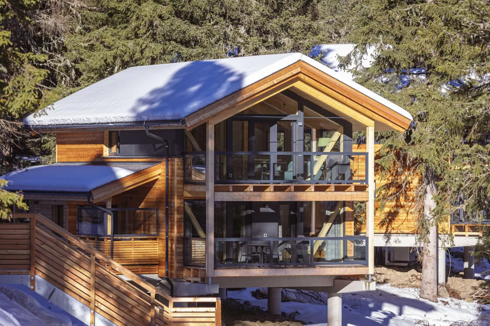 Naturchalets Turracher Höhe 2-Exterieur winter