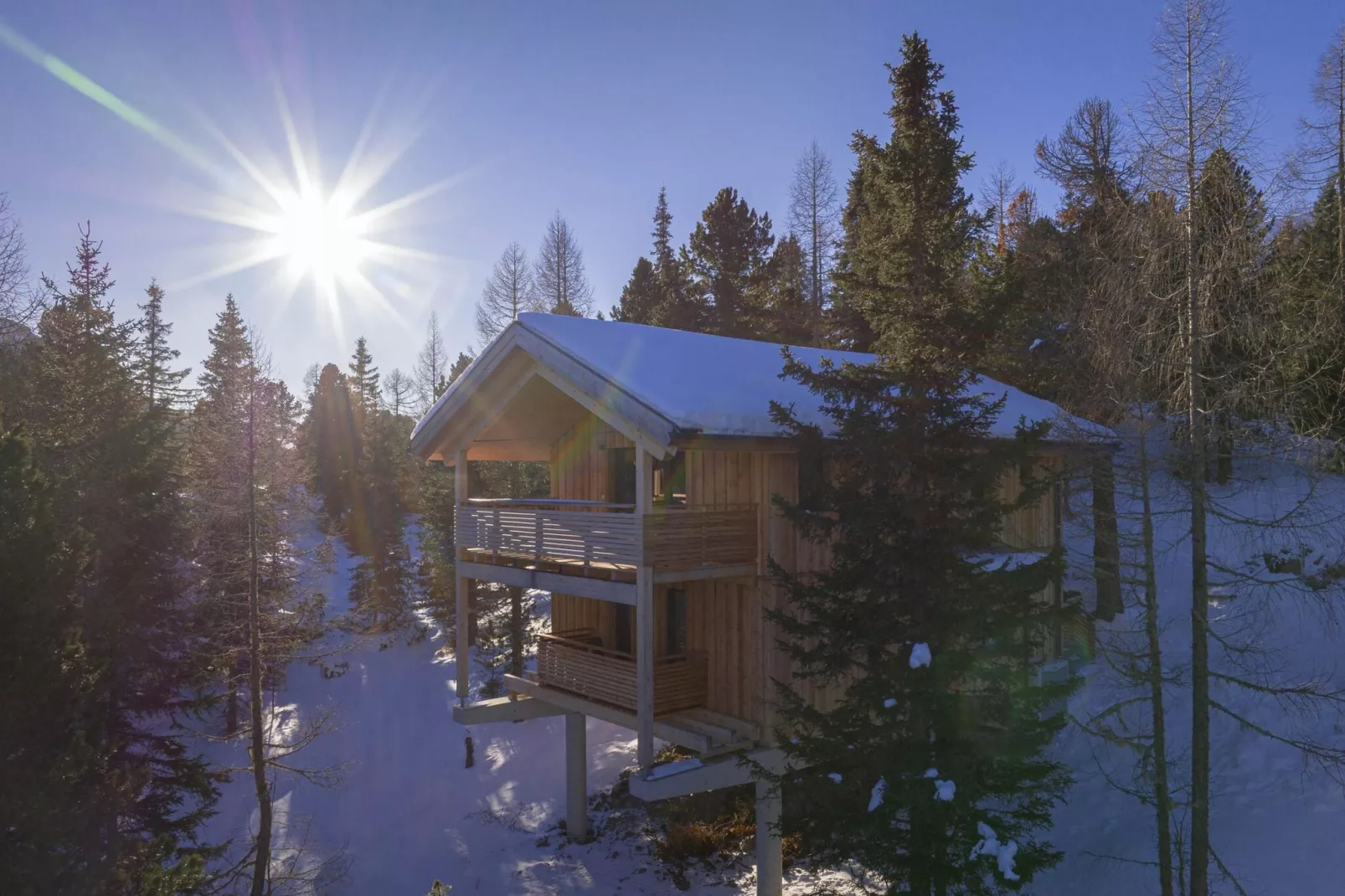 Naturchalets Turracher Höhe 2-Exterieur winter