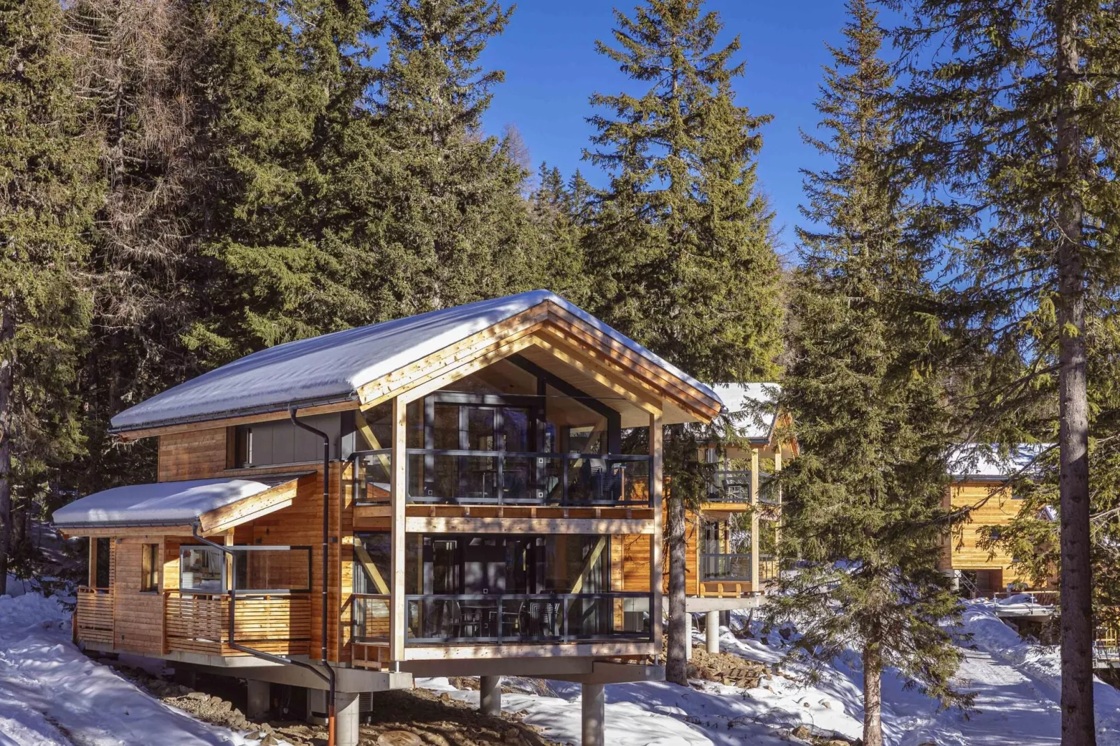Naturchalets Turracher Höhe 2-Exterieur winter