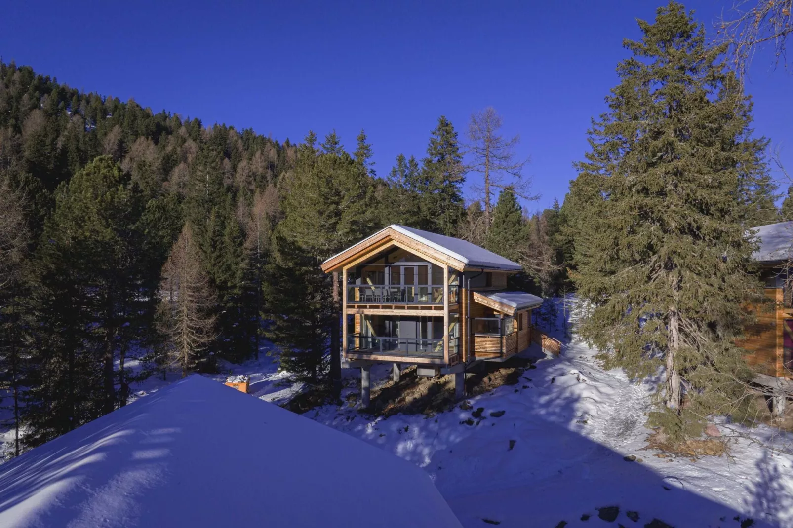 Naturchalets Turracher Höhe 2-Tuin winter