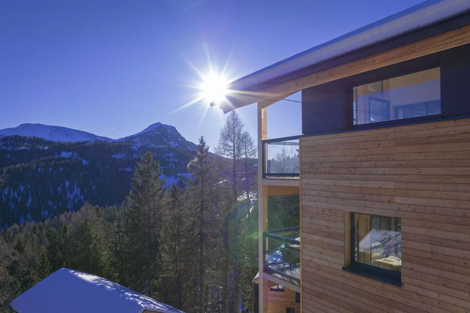 Naturchalets Turracher Höhe 2-Uitzicht winter
