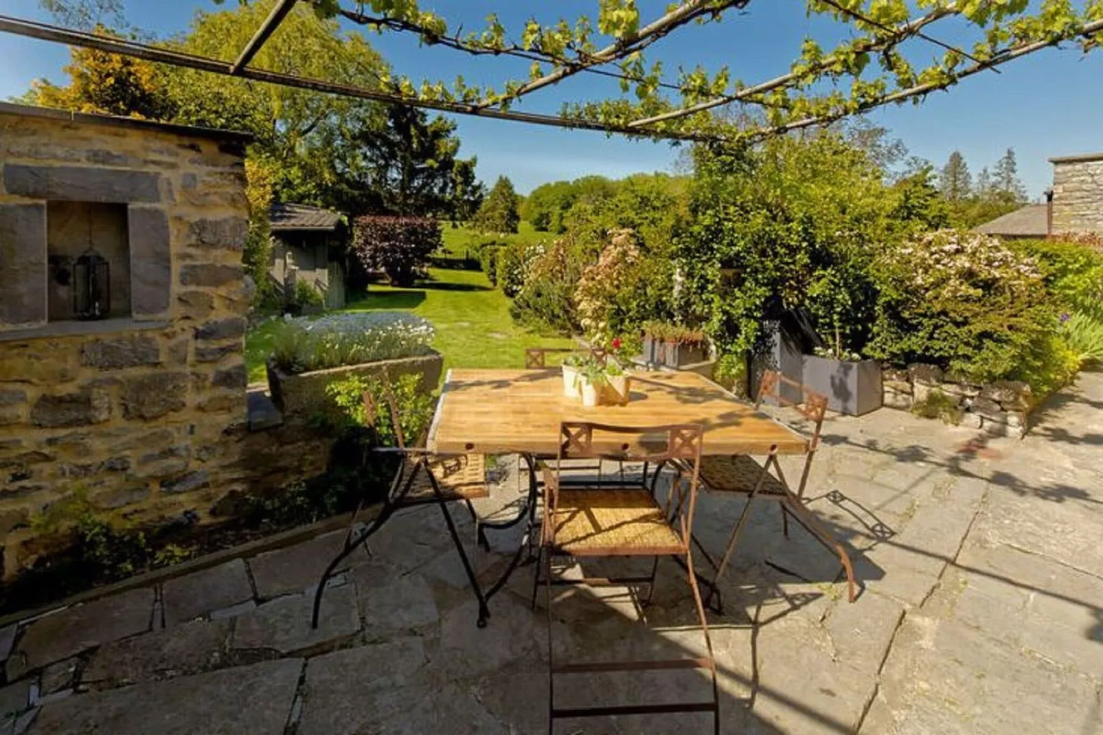 La Ferme d'Amélie-Terrasbalkon